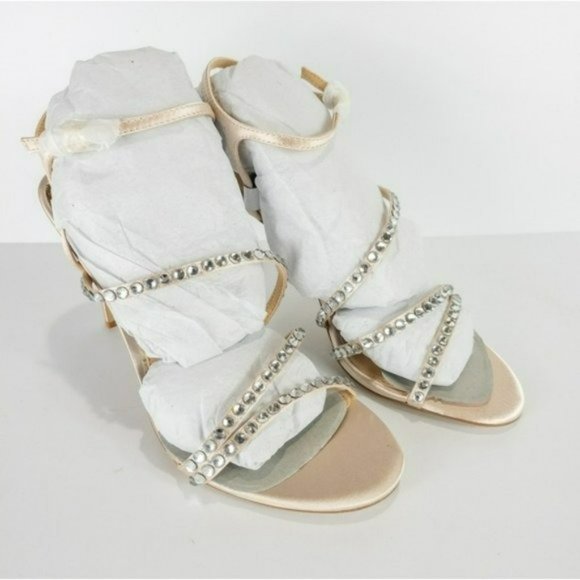 Jewel by Badgley Mischka Marimba Satin Sandal - Picture 5 of 7